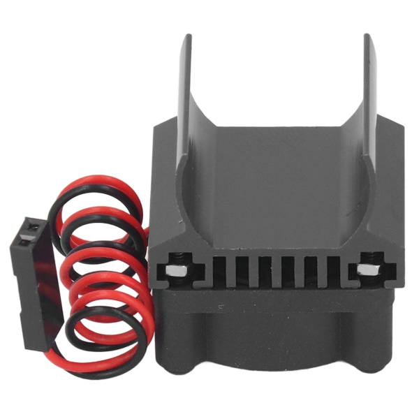 RC Motor Kylfläkt Kylare RC Tillbehör för Traxxas 1/18 Fjärrstyrd Bil Svart
