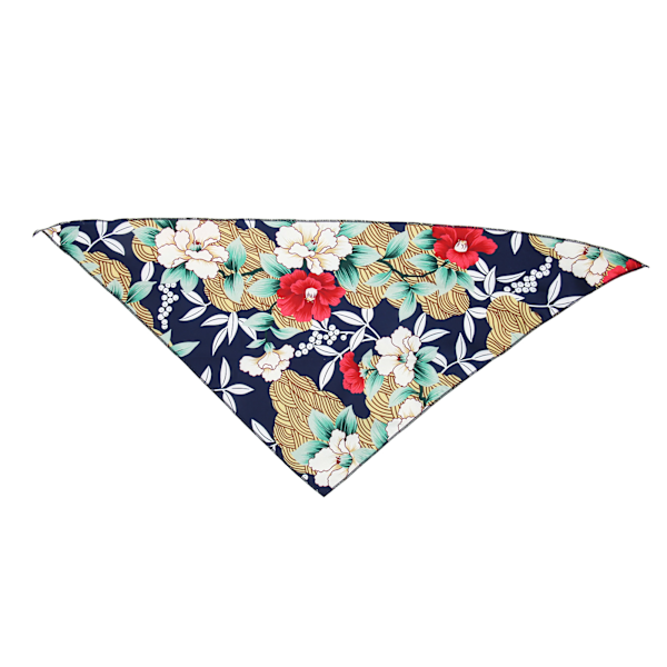 Pet Bandanas Cute Printed Soft Comfortable Washable Cotton Dog Bibs Scarf for Photograph Party Travel 71x50x50cm / 28.0x19.7x19.7in