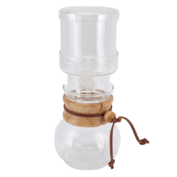Justerbar kaffedroppkanna i glas för iskaffe, öl, mjölk, 400 ml
