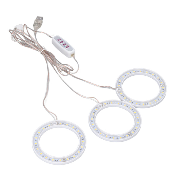LED växtväxtlampor Full Spectrum USB växtlampa Timing 5 nivåer dimning för inomhus växtväxt rött blått ljus