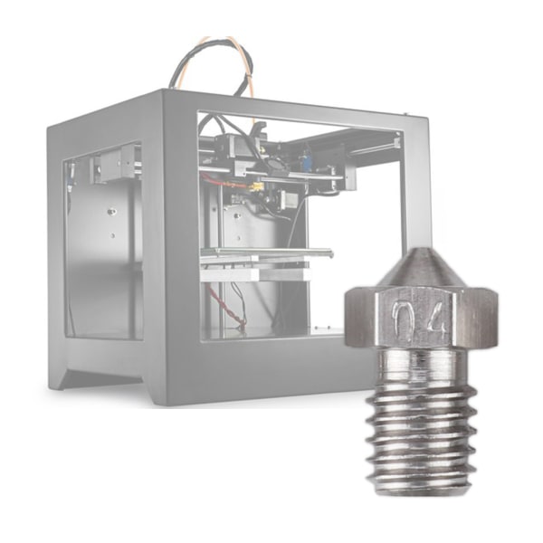 5 STK 0,4 mm 2 STK 0,2-0,6-0,8-1,0 mm Printertilbehør E3D-V5/V6 dyse i rustfrit stål