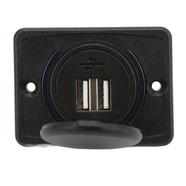 3.1A 5V Dobbel USB Bil Lader LED Rask Lading Universell for 12‑24V Skip Biler Bobiler