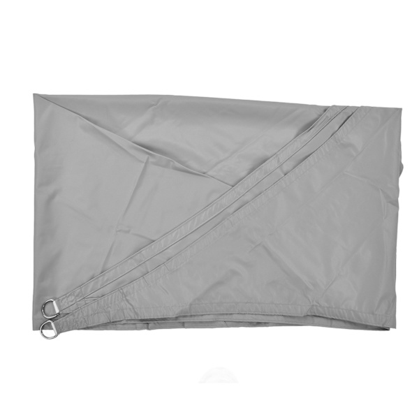 Solsejl UV-beskyttelse 3x3x3 meter Udendørs Trilateral Form Polyester Solsejl til Have Swimmingpool