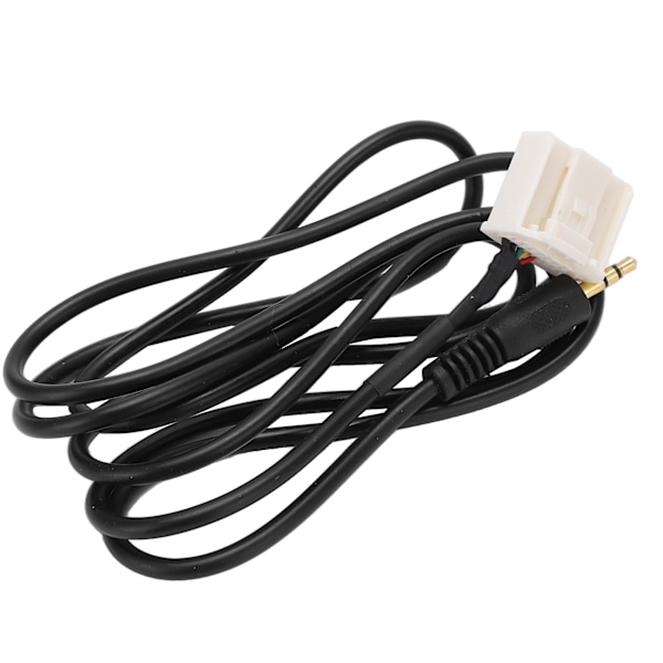 1m Lang AUX Lydinngangadapter 3,5 mm Svart Erstatning for Camry Corolla RAV4 Tacoma Musikkspiller