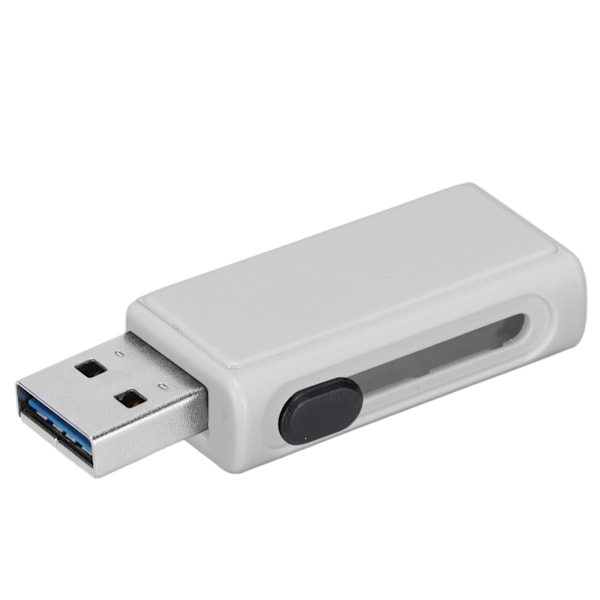 USB Flash Bærbar Hvid Plastik Push Pull Flash Disk til Informationslagring Dataoverførsel Computer Tablet Bil Hvid 128GB