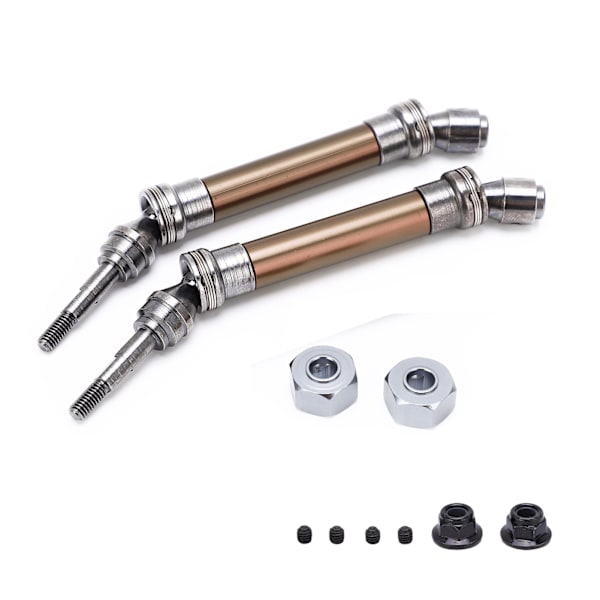 Avtakbar fremre drivakselenhet for Traxxas Slash Rustler Vxl 4x4 4wd 1/10 RC CarTitanium Color