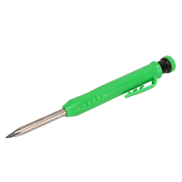 Solid Carpenter Pencil Kit Bærbar Innebygd Spisser Tømmerblyant med Slissløs Hetter for Designere