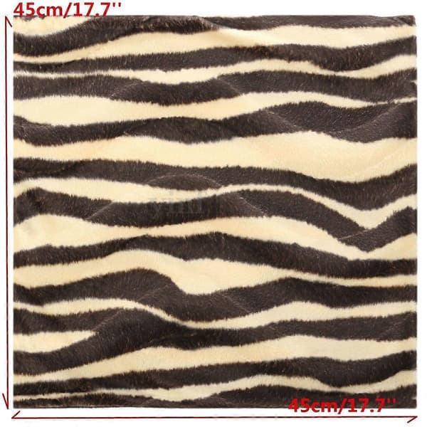 45 cm Dyremønster Leopard Zebra Pudebetræk Sofadekor #01 A 1