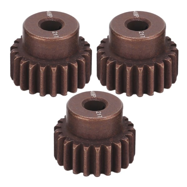 3st RC 3.175 mm 48DP 21T set för 1/10 RC bil borstlös borstad motor