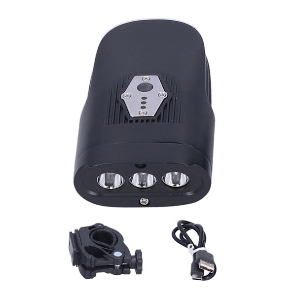 MTB-pyörän valo LED-vuoristo- ja maantiepyörän etuvalo USB-ladattava pyöräilyvaruste