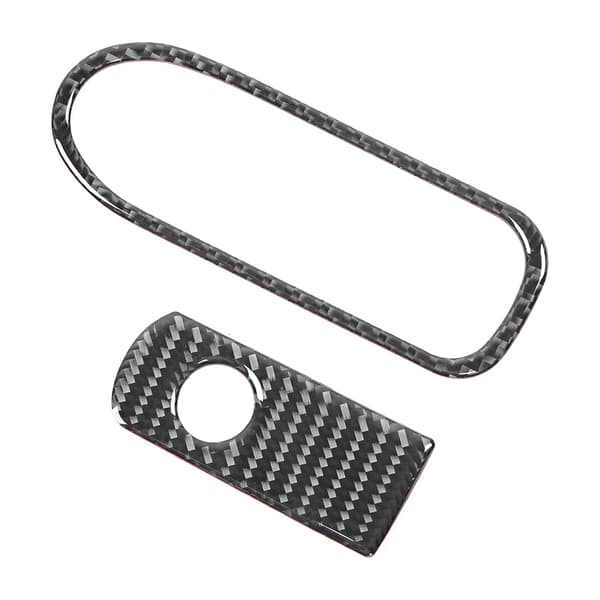 Kolfiber Co Pilot Förvaringsbox Skydd Trim Passar VW Touareg 2011 2018