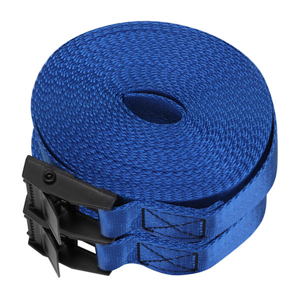 2 kpl Kiinnityshihnat Laivastonsiniset Heavy Duty -sidontanauhat, joissa sinkkiseossoljet3 metriä