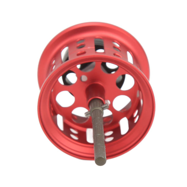 Baitcasting Fiskerulle Wire Cup Aluminiumlegering Micro Line Cup Rullespole för fiske Gör-det-själv-modifierade tillbehör Röd