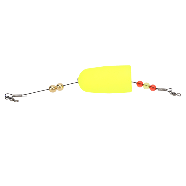 Skum Red Fish Drift Float Lyse farger Holdbar Cork Floats Fiske Drifting Tilbehør Gul