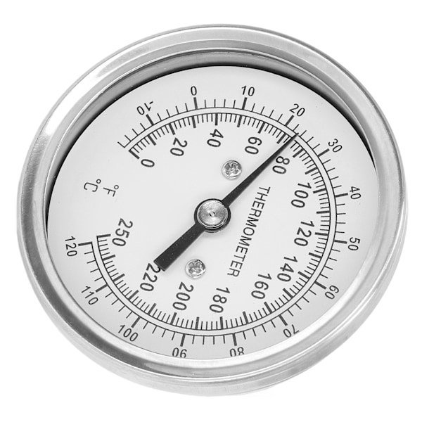 ‑18‑120℃ Urtavla Termometer Grill Ugn Bimetallisk Termometer Pekare Typ Temperaturmätare