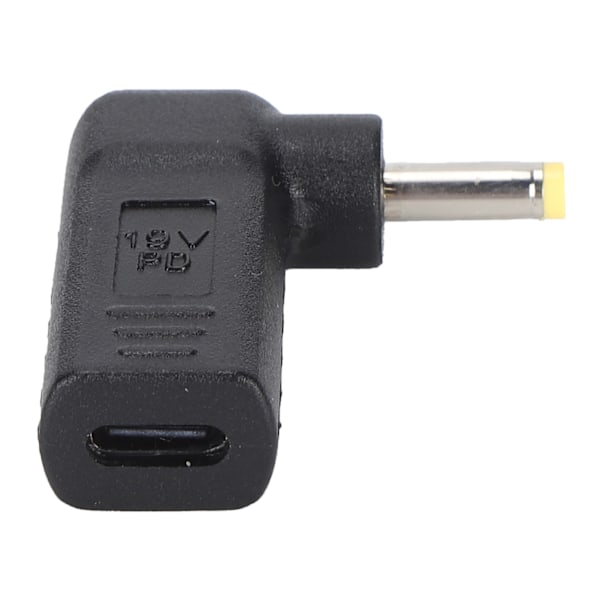 Adapter Typ-C hona till DC hane armbåge Liten volymomvandlare för bärbar dator PD laddning