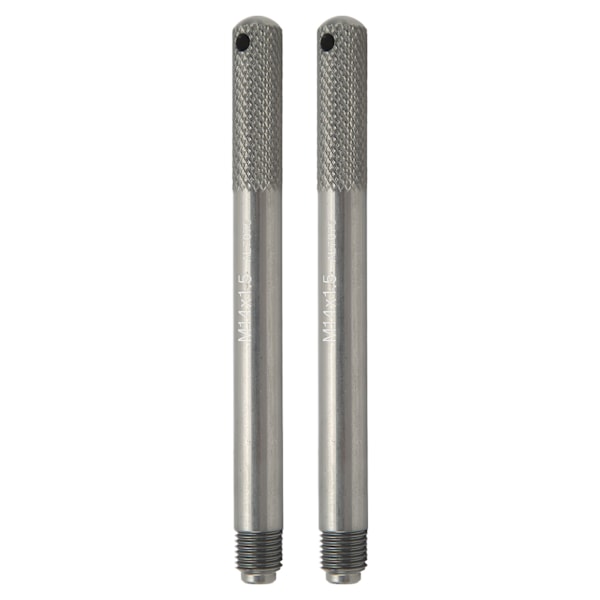 2 st Hjuljusteringsnålar Hjulhängare Stiftset Fälg Stift Guide Verktyg för Bil Däckreparation M14 X 1.5