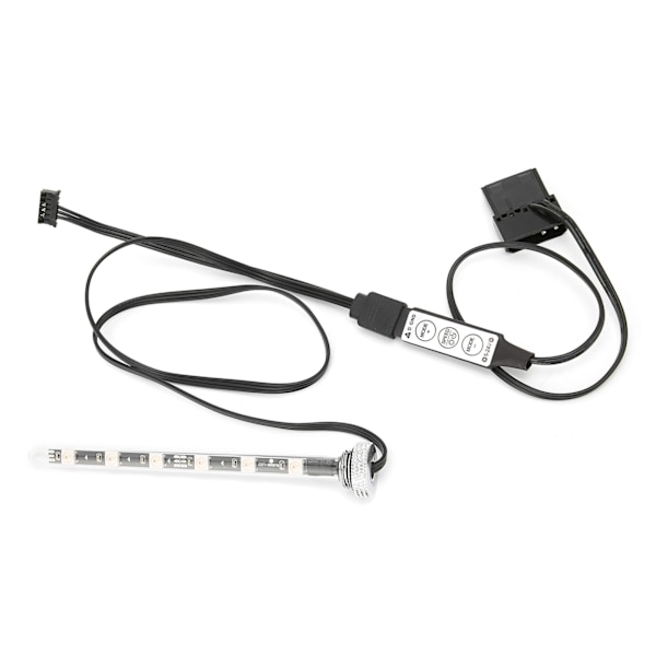 Akvarielys Justerbar Fuld Farve RGB Computer Vandkøling Tank Lys LED Rørlampe