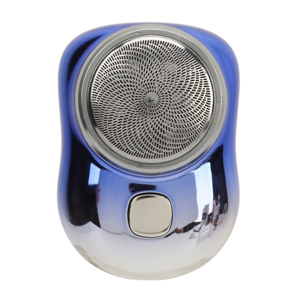 Elektrisk Mini Skjeggtrimmer for Menn USB Oppladbar Vanntett Bærbar Reise Lomme Skjeggtrimmer for Bart Stubber Kroppspleie Gradient Blå