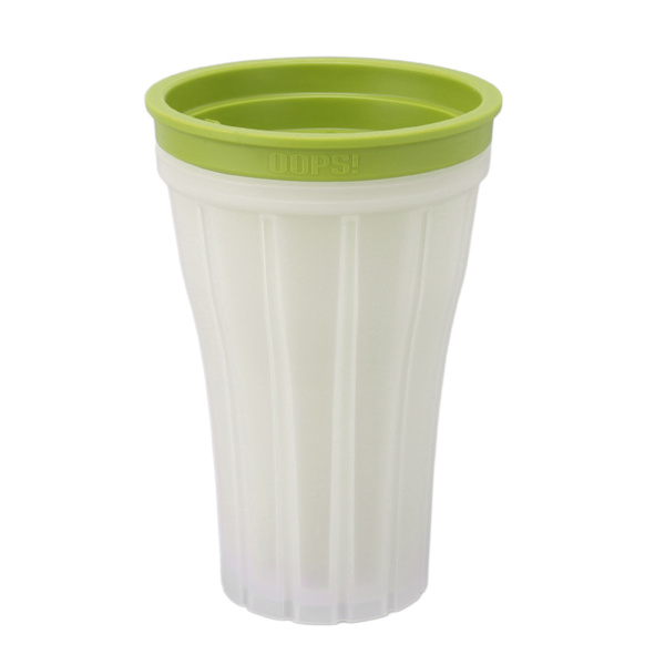Slushie Maker Cup Quick Frozen 150ml Stor Kapacitet Drikkefremstilling med låg til sommer Grøn
