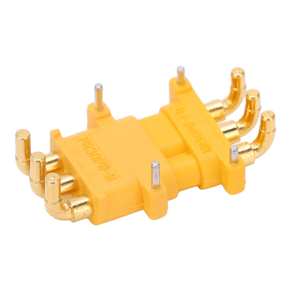 1 par MR30PW trepinners hann- og hunnpluggkontakter for RC Lipo-batteritilbehør