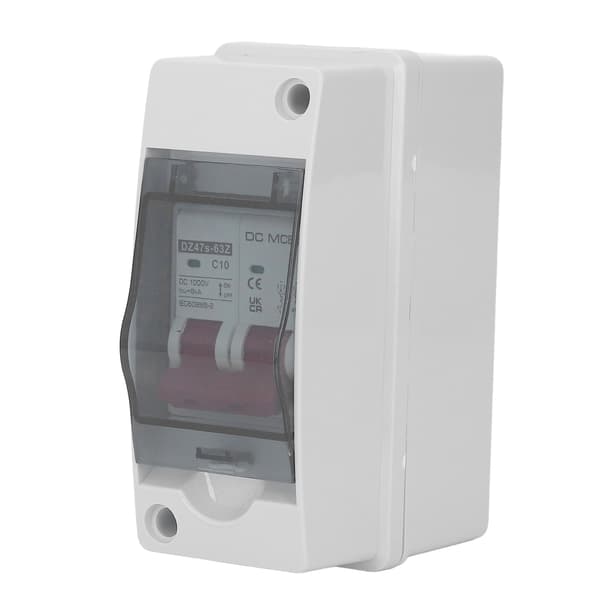 2P DC-afbryder IP65 Vandtæt Miniature DC-isolatorafbryder til solcelleanlæg 1000V 10A