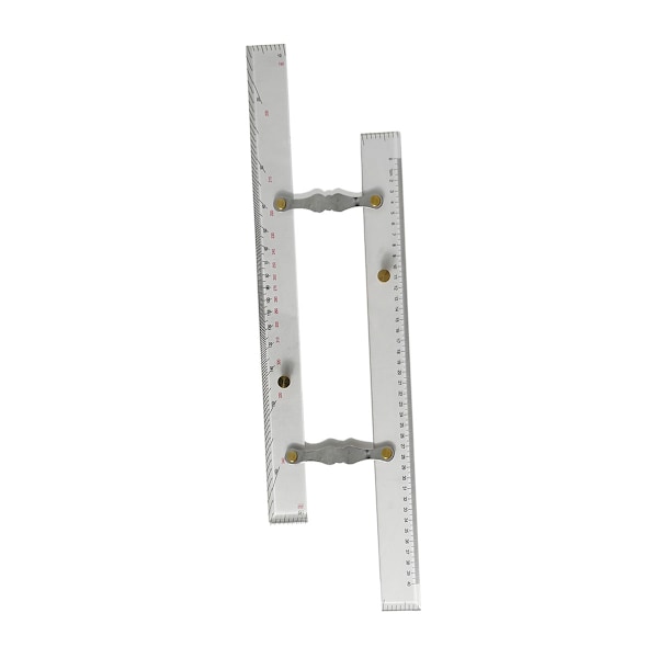 Marine Navigation Parallel Ruler Klar Skala Høj Nøjagtighed Transparens Båd Skib Tegning Parallel Ruler 450mm/17.71in