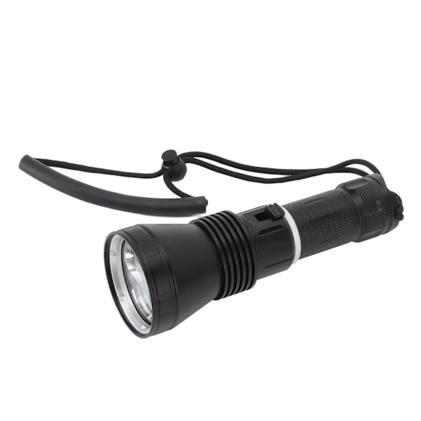 P50 Quad Core Diving Flashlight 8000LM Portable Underwater Video Light Diving 100 Meters IPX8 Waterproof Aluminum Light