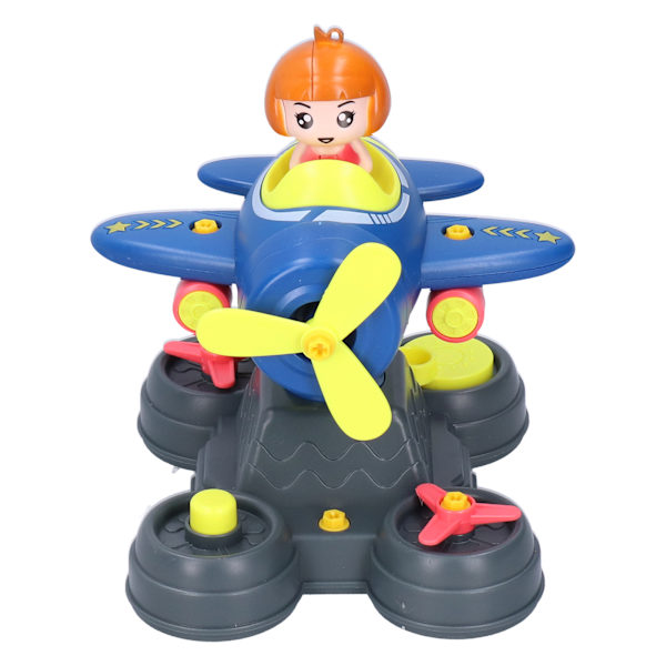 Barn DIY Nut Kombination Flygplansmodell Leksak Barn Utbildning Montering låtsas lek Set