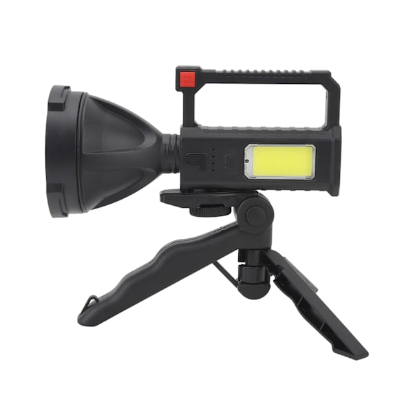 LED Strålkastare Starkt Ljus Lång Räckvidd Vattentät Handhållen Spotlight Ficklampa med Multifunktionsfäste