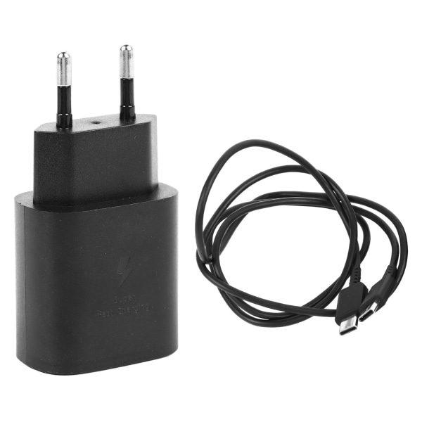 25W PD-laddare Snabbladdning Säker bärbar typ C-laddare för Note10 S20 EU-kontakt 100 till 240V