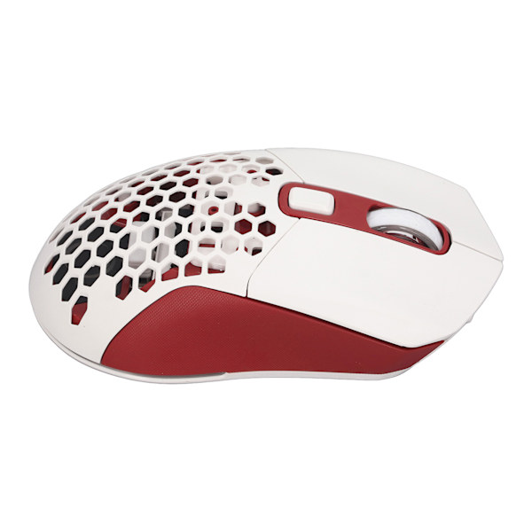 Langaton hiiri 2.4G tai BT5.1, säädettävä DPI koverrettu RGB-taustavalaistu Plug and Play -pelihiiri pelitoimistoon Study Valkoinen Punainen