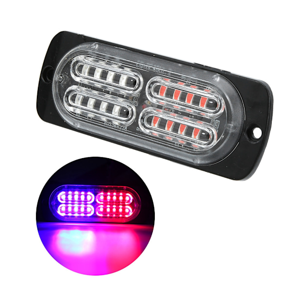Ultraohut Strobe-valo Universaali Varotusvalo 9~30V Pakettiautolle Autolle IP66 Välkkyvä Hätävalo (Satunnainen)