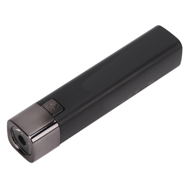 Ladattava Superkirkas Taskulamppu Mini USB Sähkötaskulamppu Virtapankkitoiminnolla Ulkoiluun Musta