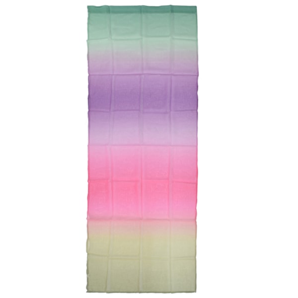1x2,7m Gradient Fönstergas Voile Gardiner Moderna Tulle Gardiner för Sovrum Lekrum Nedre Bönpasta