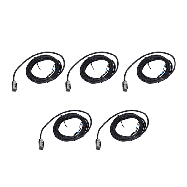 5PCS Magnetisk brytare Sensor ABS-hölje 100mA 2-tråds normalt öppen magnetisk sensor för industri AC DC5-240V