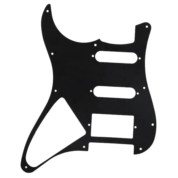 Kvalitet 11 hull elektrisk gitar SSD Pickguard tilbehør for ST SQ SSH gitarer (svart)