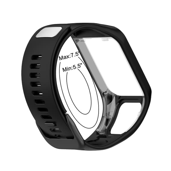 TomTom Smart Armbånd Stropp Kompatibel Runner 23 Spark Silikon Vanntett Erstatning Armbåndsrem