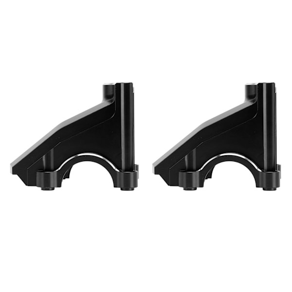2 kpl RC-auton vaihteiston kotelon korvaus TRAXXAS 1/5 RC-autolle Alumiiniseos Etu Taka Universaali Differentiaalikansi Musta