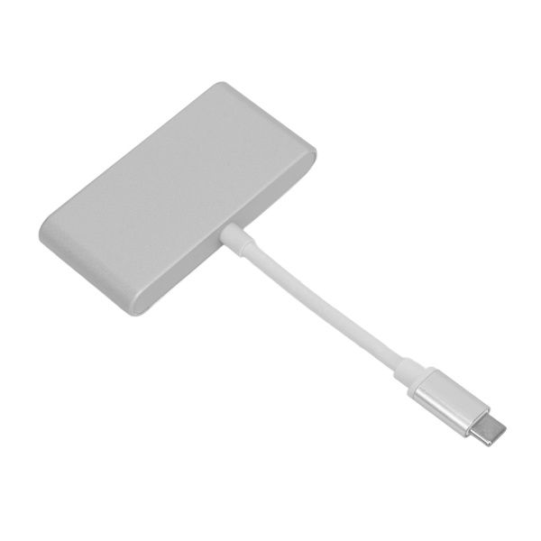 Typ C till USB Hub Aluminium 3 Portar USB 2.0 3.0 Hub för Mus Tangentbord USB Gränssnittsenhet