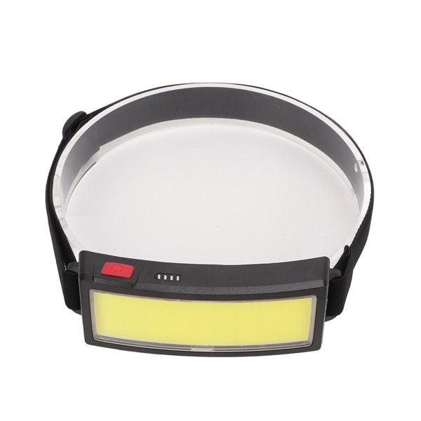 COB Pannlampa USB Uppladdningsbar Lättvikts LED-huvudlampa med hög ljusstyrka för fiske Camping Nattridning