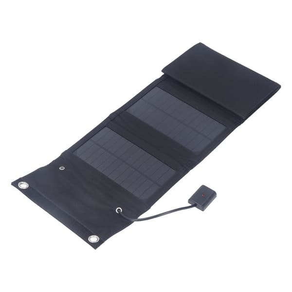 15W Bærbart Solpanel USB Høj Effektivitet IP65 Vandtæt Sammenfoldelig Solcelleoplader til Telefon Tablet Bærbar Computer