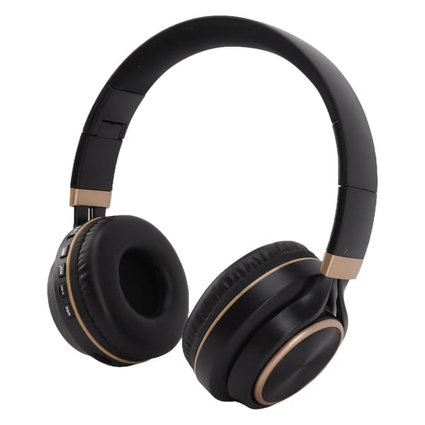 Trådløst headset Bluetooth 5.0 dyb bas stereolyd 200mAh trådløse Bluetooth-hovedtelefoner til sport sort