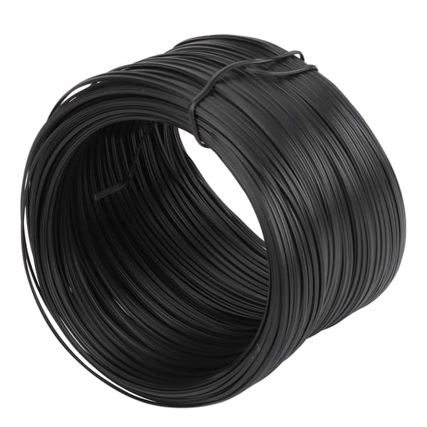 Galvaniseret jerntrådsbindere Galvaniseret sorte håndlavede druegrenbindere 0,55 mm 100 meter