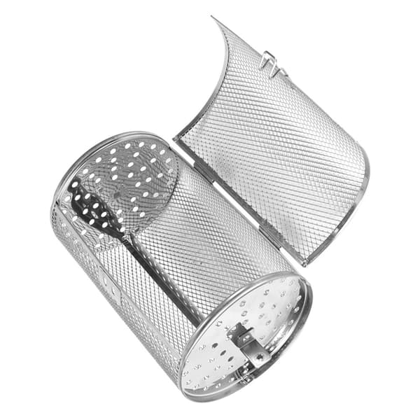 12*18cm Bagekurv i rustfrit stål til ovn, ristning, bagning, roterende nødder, bønner, jordnødder, BBQ grill