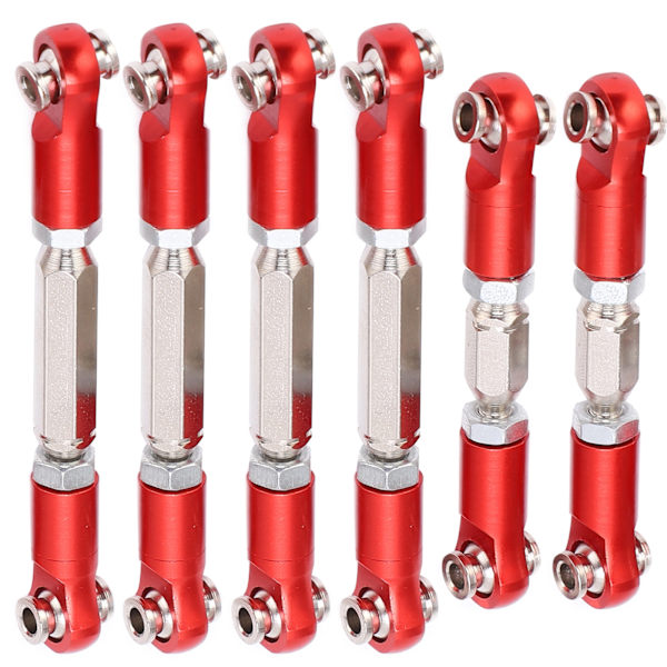 Aluminium Spændebeslag Camber Link Justerbar Camber Link med Stangender til ARRMA Senton 1/10 RC Bil Rød