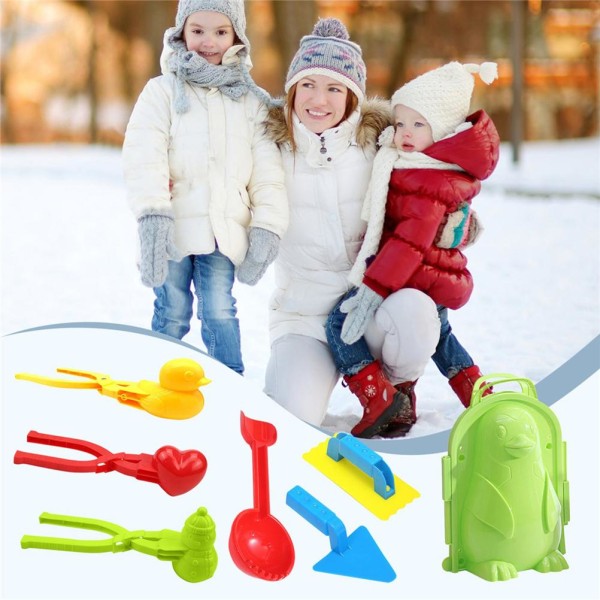 7 kpl Lumipallon tekoleluja Lumipalloklipsit Lumilapio Lumilelut lapsille Talvi ulkoilu lumipallotaistelu lumipelit