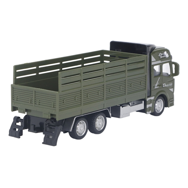 Transportvogn Model 18,6 cm Lang Metal Legering Træk Tilbage Transporter Vogn Model Legetøj Til Leg Samling