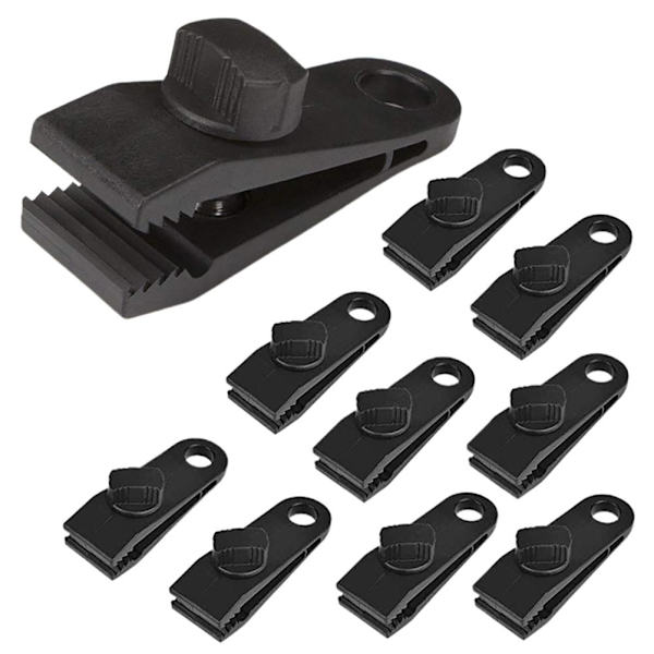 10 STK Presenning Clip Telt Clip Bærbar Vandtæt Instant Markise Clamp til Boat Cover Markise