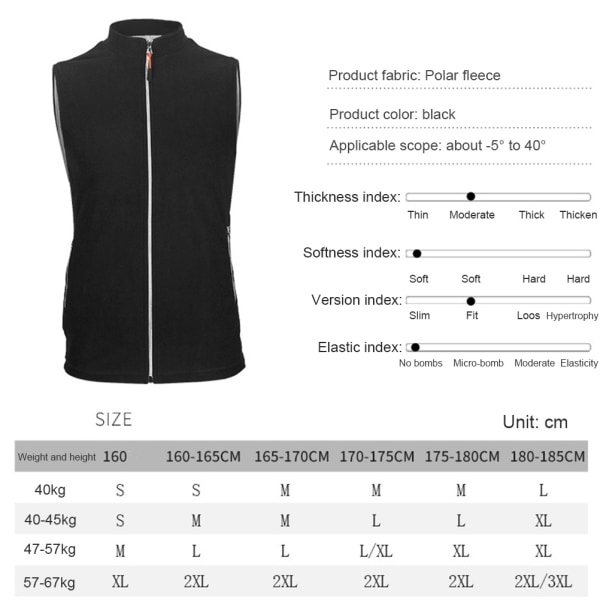 Opvarmet Vest Polar Fleece Vaskbar Opvarmet Jakke USB Genopladelig Opvarmning Body Warmer Vest